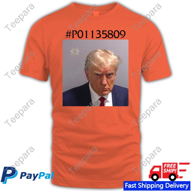 #P01135809 Trump Mugshot Hoodie Sweatshirt
